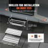 VEVOR RV Steps, 2-Step, Electric Retractable RV Stairs DC 12V, Auto-Folding, 440 LBS Load Capacity, Aluminum Alloy Steps