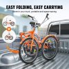 VEVOR Folding Adult Tricycle, 20-Inch Adult Folding Trikes, Lightweight Aluminum Alloy 3 Wheel Cruiser Bike with Large Rear Basket