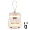 White Waterproof Camping Lantern with Speaker