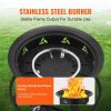 VEVOR Propane Fire Pit 19' Outdoor Portable Gas Fire Pit for Heating 58000 BTU