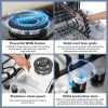 AM0501-KP Amdeivc Propane Gas Cooktop 30" Inch with Griddle, 5 Burner Built-in Stainless Steel Gas Stove Top, LPG/NG Dual Fuel