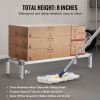 Newly Upgraded!VEVOR Aluminum Dunnage Rack Stationary Dunnage Rack 48' x 14' x 8' Storage Rack