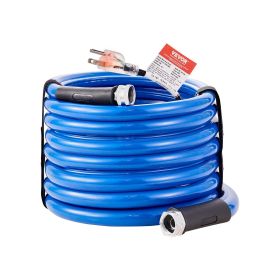 VEVOR 30ft Heated Water Hose for RV, Heated Drinking Water Hose Antifreeze to -45¬∞F, Automatic Self-regulating, 5/8" I.D. with 3/4" GHT Adapter