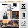 3 in 1 Flat Top Grill Griddle,Griddle Pan for Stove Top Double Burner Grill,Aluminum Pancake Griddle