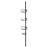 VEVOR 39" to 125" High Shower Corner Caddy Tension Pole Rust-Proof Tension Pole