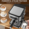 capsule + coffee powder + milk foam 3 in 1 coffee maker.  20Bar extraction French drip / latte and other Italian espresso