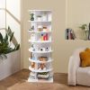 VEVOR 7-Tier Rotating Shoe Rack Tower 360¬∞Spinning Shoe Display with Base Black