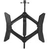 VEVOR Camper Wheel Chock Stabilizer, Heavy Duty H-shaped RV Tire Locking Chock, Built-in Wrench Fit for 3.5" to 12" Tire Space