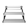 VEVOR RV Steps, 2-Step, Electric Retractable RV Stairs DC 12V, Auto-Folding, 440 LBS Load Capacity, Aluminum Alloy Steps