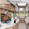 SYLVOX 27 inch RV TV;  12 Volt TV DC Powered 1080P FHD Television Built in ATSC Tuner;  FM Radio;  DVD;  with HDMI/USB/VGA Input;  TV for Motorhome;