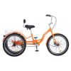 VEVOR Adult Tricycles Bike, 20 Inch Three-Wheeled Bicycles, 3 Wheel Bikes Trikes, Aluminum Alloy Cruiser Bike with Basket & Adjustable Seat