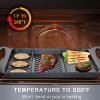 3 in 1 Flat Top Grill Griddle,Griddle Pan for Stove Top Double Burner Grill,Aluminum Pancake Griddle