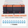 VEVOR 60x24x6 in Hitch Mount Cargo Carrier, 500lb Capacity Folding Trailer Hitch Cargo Basket & Waterproof Cargo Bag