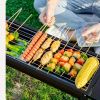 Foldable barbecue grill, charcoal grill, charcoal stove, portable barbecue grill, outdoor grill, camping folding grill grill