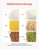 4.5Gal/20L Large Ingredient Storage Container Airtight Kitchen Flour Bin