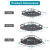Rust-Resistant Corner Shower Caddy For Bathroom 4 Height Adjustable Shelves With Tension Pole Towel Bar Hanging Hook Floor Standing Bath Storage Rack