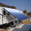 RV Awning Fabric Replacement Camper Trailer Awning Fabric Super Heavy Vinyl Coated Polyester 14' 2"(Fit for 15' Awning)