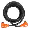 VEVOR 25ft RV Extension Cord Power Cord 50Amp NEMA 14-50R/NEMA 14-50P ETL Listed