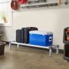 Newly Upgraded!VEVOR Aluminum Dunnage Rack Stationary Dunnage Rack 48' x 14' x 8' Storage Rack