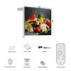 SYLVOX 15.6 inch Kitchen TV, 1080P Full HD Under Cabinet TV, Flip-Down Small 12 Volt TV for Kitchen, RV