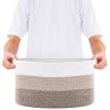 VEVOR Cotton Rope Basket 3 Packs 22L Woven Storage Basket for Organizing