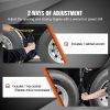 VEVOR Camper Wheel Chock Stabilizer, Heavy Duty H-shaped RV Tire Locking Chock, Built-in Wrench Fit for 3.5" to 12" Tire Space