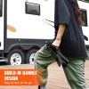 VEVOR Camper Wheel Chock Stabilizer, Heavy Duty H-shaped RV Tire Locking Chock, Built-in Wrench Fit for 3.5" to 12" Tire Space