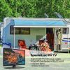 SYLVOX 27 inch RV TV;  12 Volt TV DC Powered 1080P FHD Television Built in ATSC Tuner;  FM Radio;  DVD;  with HDMI/USB/VGA Input;  TV for Motorhome;