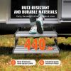 VEVOR RV Steps, 2-Step, Electric Retractable RV Stairs DC 12V, Auto-Folding, 440 LBS Load Capacity, Aluminum Alloy Steps