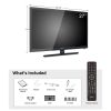 SYLVOX 27 inch RV TV;  12 Volt TV DC Powered 1080P FHD Television Built in ATSC Tuner;  FM Radio;  DVD;  with HDMI/USB/VGA Input;  TV for Motorhome;