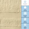 Luxury Soft Beige Bath Sheet Towels 650 GSM Cotton Luxury Bath Towels 2 Pack Extra Large 35x70 inch Highly Absorbent and Quick Dry Hotel Collection Ex