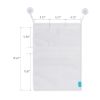 Bath Toy Organisers Set of 2 Large Size 14.16 x 19.67 in and 15.75 x 19.68 in Storage Net Bags for Baby Bathtub Toys 4 Strong Suction Cups Bathroom Sh
