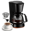 PS6638TS Italian drip coffee machine 800W drip coffee automatic home coffee bean grinding small espresso machine  Automatic Portable coffee grinder fo