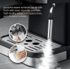 capsule + coffee powder + milk foam 3 in 1 coffee maker.  20Bar extraction French drip / mocha and other Italian espresso