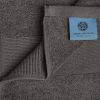 6 Pack Resort Collection Soft Hand Towels 16x27 inch Luxury Hotel Plush Absorbent Cotton Hand Towel Charcoal Color