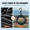 VEVOR 50 ft RV Extension Cord, 50 Amp, Heavy Duty STW RV Power Cord, NEMA 14-50R Female NEMA 14-50P Male Plug, with LED Indicator Handle 15A Adapter