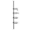 VEVOR 42" to 114" High Shower Corner Caddy Tension Pole Rust-Proof Tension Pole