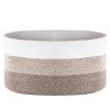 VEVOR Cotton Rope Basket 3 Packs 22L Woven Storage Basket for Organizing
