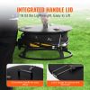 VEVOR Propane Fire Pit 19' Outdoor Portable Gas Fire Pit for Heating 58000 BTU