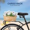 Multifunction 26 Inch 7 Speed Bike, Steel Frame, Upright Comfortable Seat, U-brake, Multi-function Rear Rack, Multicolor