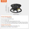 VEVOR Propane Fire Pit 19' Outdoor Portable Gas Fire Pit for Heating 58000 BTU