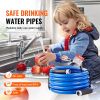 VEVOR 15ft Heated Water Hose for RV, Heated Drinking Water Hose Antifreeze to -45¬∞F, Automatic Self-regulating, 5/8" I.D. with 3/4" GHT Adapter