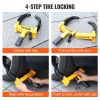 VEVOR Wheel Lock, 2 Packs Universal Wheel Clamp Lock, Adjustable Anti Theft Trailer Lock Wheel Clamp