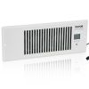 VEVOR Register Booster Fan, Quiet Vent Booster Fan Fits 4' x 12' Register Holes, with Remote Control and Thermostat Control