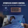VEVOR Register Booster Fan, Quiet Vent Booster Fan Fits 4' x 10' Register Holes, with Remote Control and Thermostat Control