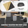 VEVOR Carpet Tiles Peel and Stick, 12' x 12' Squares Self Adhesive Carpet Floor Tile, Soft Padded Carpet Tiles