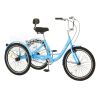 VEVOR Adult Tricycles Bike, 26 Inch Three-Wheeled Bicycles, 3 Wheel Bikes Trikes, Carbon Steel Cruiser Bike with Basket & Adjustable Seat