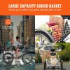 VEVOR Adult Tricycles Bike, 7 Speed Adult Trikes, 26 Inch Three-Wheeled Bicycles, Carbon Steel Cruiser Bike with Basket and Adjustable Seat